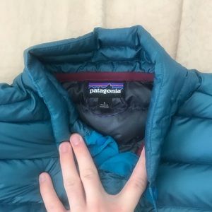 Patagonia W’s Snap Blue T Puffer (Size: Women’s L)